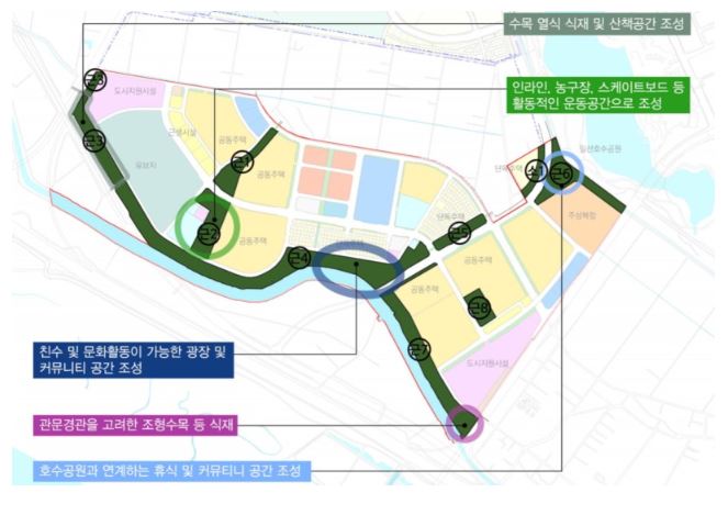 고양 장항지구 녹지 계획