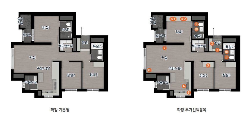 답십리 e편한세상 59B 평면도