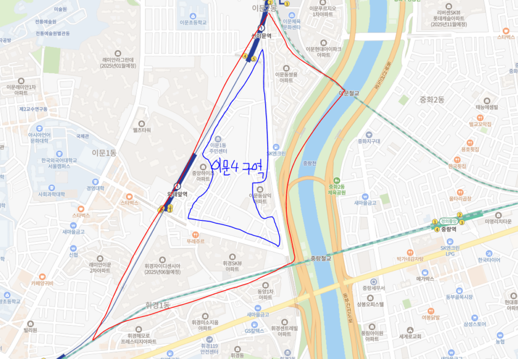 이문4구역 입지