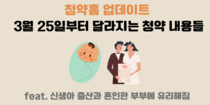 청약홈 업데이트와 달라지는 청약