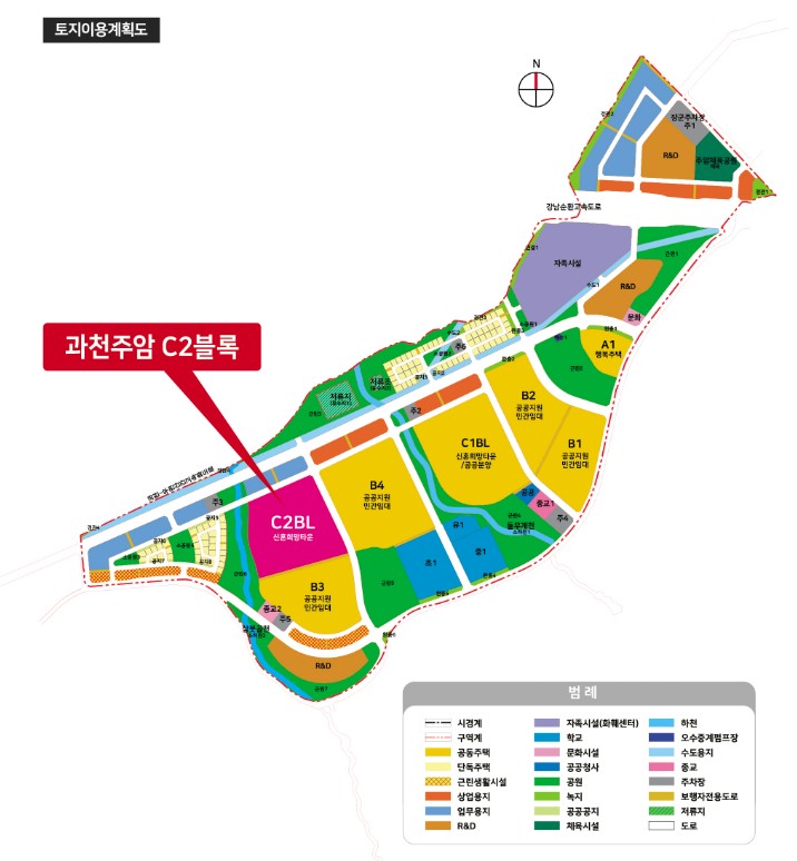 과천 주암 C2 위치