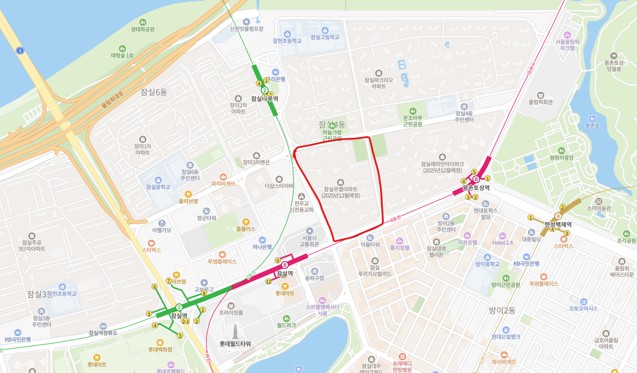 잠실르엘 입지