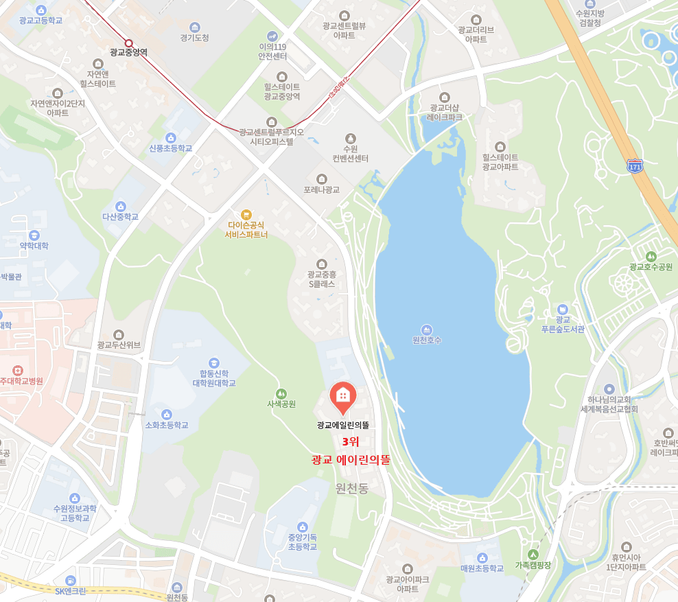 수도권 신도시 고소득 아파트 중 광교신도시 현황